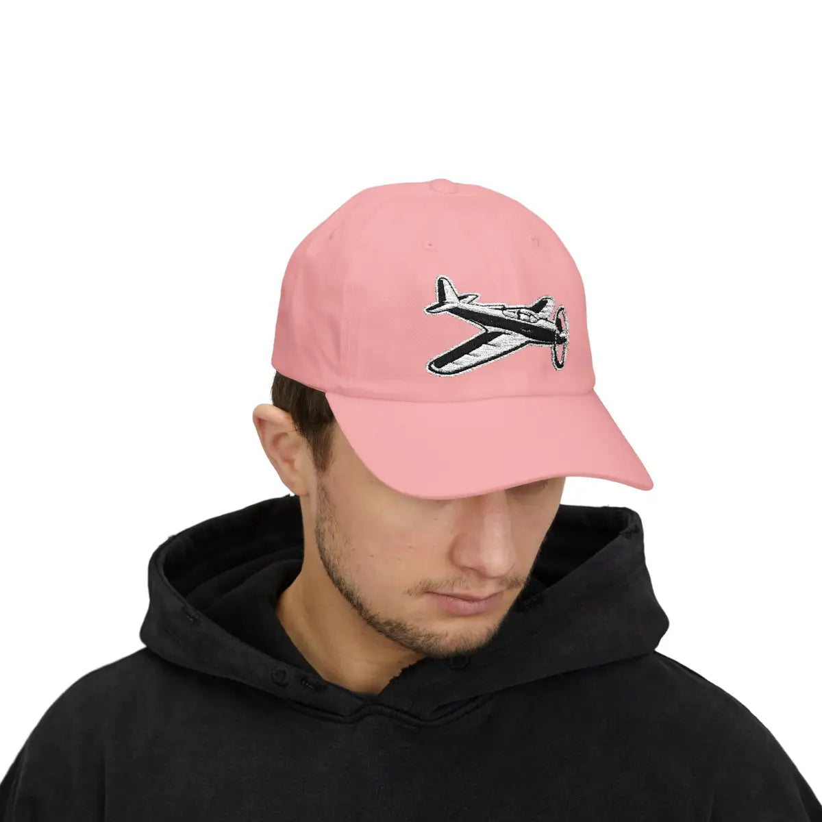 Bell P-39 Airacobra BW - Hats - Pilot gifts - WWII warbird t-shirt
