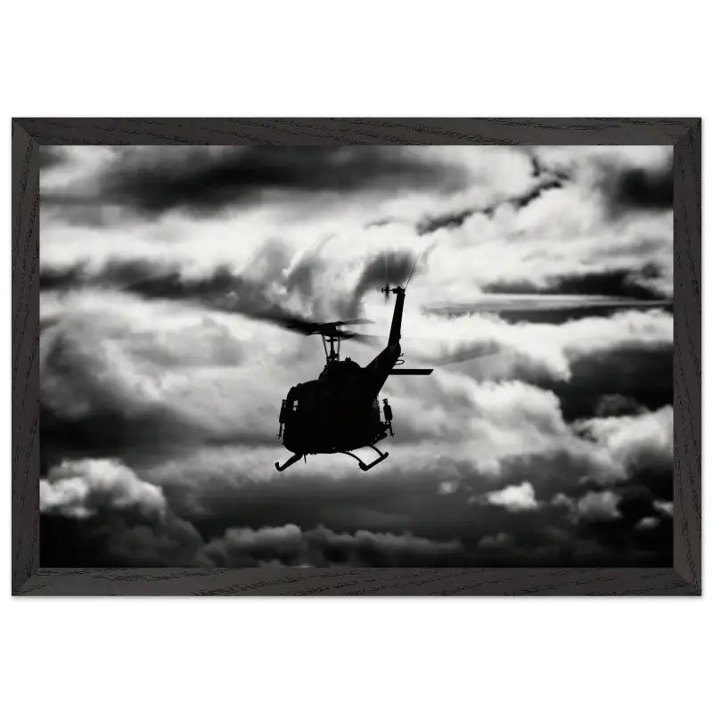 Bell UH-1H Huey – U.S. Army Silhouette - Print Material - Pilot gifts - WWII warbird t-shirt