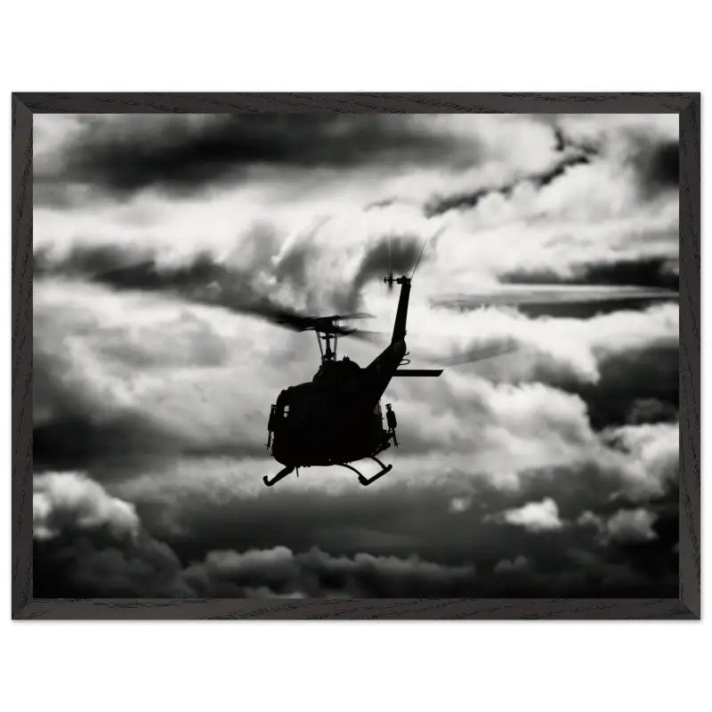 Bell UH-1H Huey – U.S. Army Silhouette - Print Material - Pilot gifts - WWII warbird t-shirt
