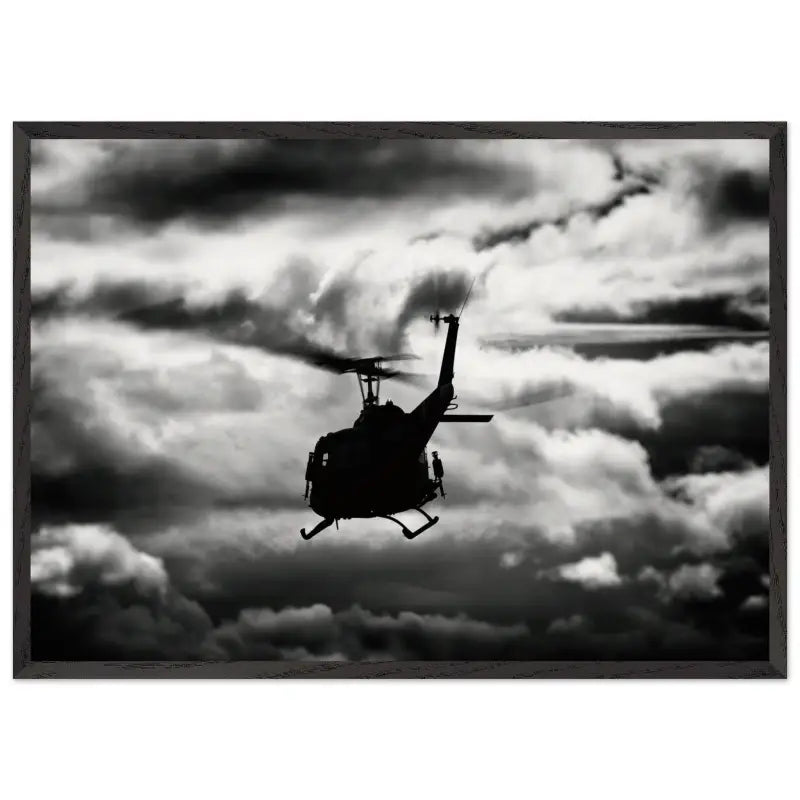 Bell UH-1H Huey – U.S. Army Silhouette - Print Material - Pilot gifts - WWII warbird t-shirt