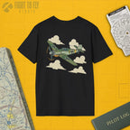 Messerschmitt Bf 109 Premium Full Graphic T-Shirt - Pilot gifts - WWII warbird t-shirt
