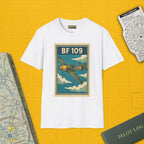 Messerschmitt Bf 109 Premium Full Graphic T-Shirt - Pilot gifts - WWII warbird t-shirt