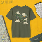 Messerschmitt Bf 109 Premium Full Graphic T-Shirt - Pilot gifts - WWII warbird t-shirt