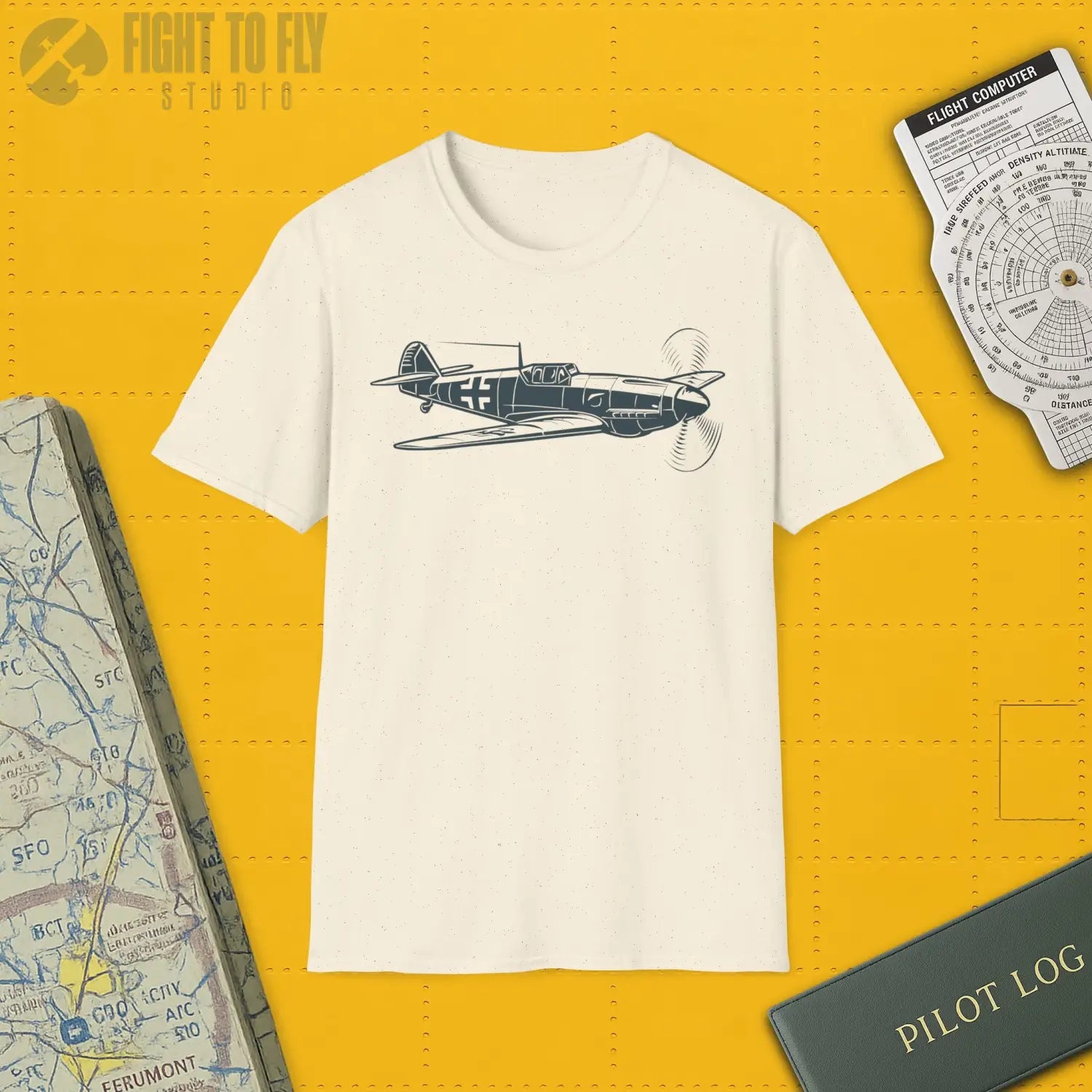 Bf 109 Premium T-Shirt - Pilot gifts - WWII warbird t-shirt
