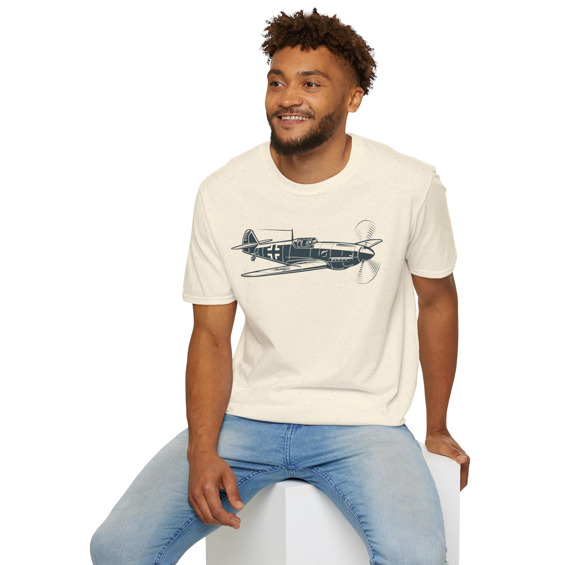 Bf 109 Premium T-Shirt – Messerschmitt WWII German Fighter Tee - Pilot gifts - warbird t-shirt