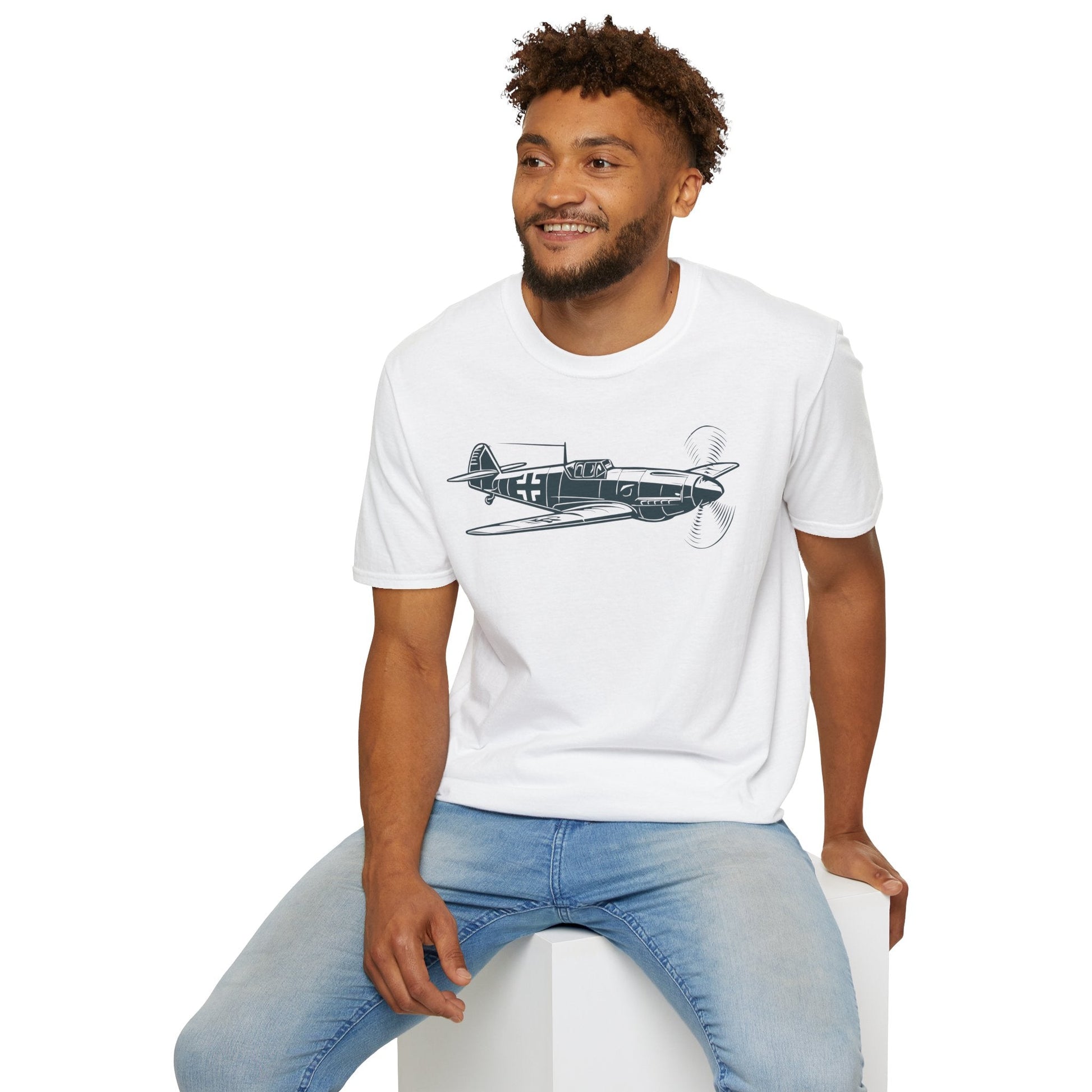Bf 109 Premium T-Shirt – Messerschmitt WWII German Fighter Tee - Pilot gifts - warbird t-shirt