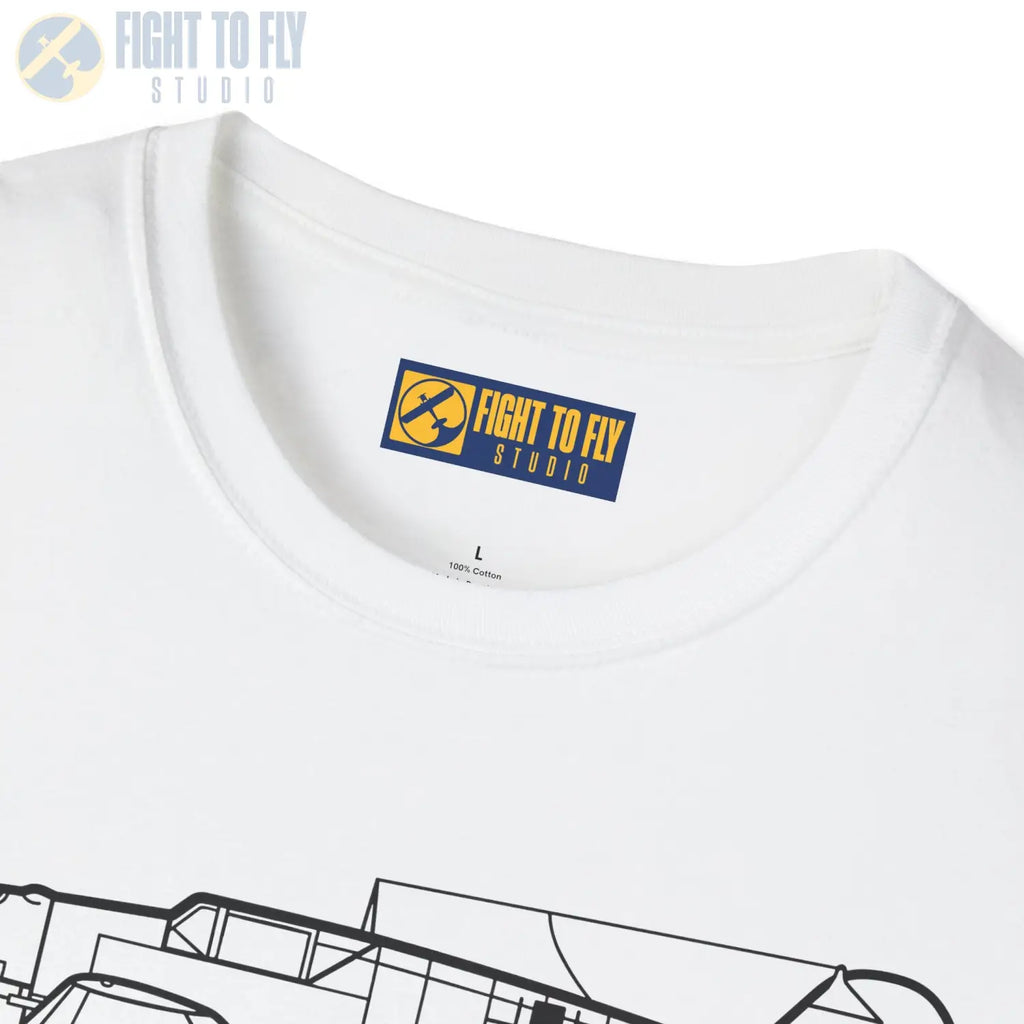 BF 109E T-Shirt - Pilot gifts - WWII warbird t-shirt