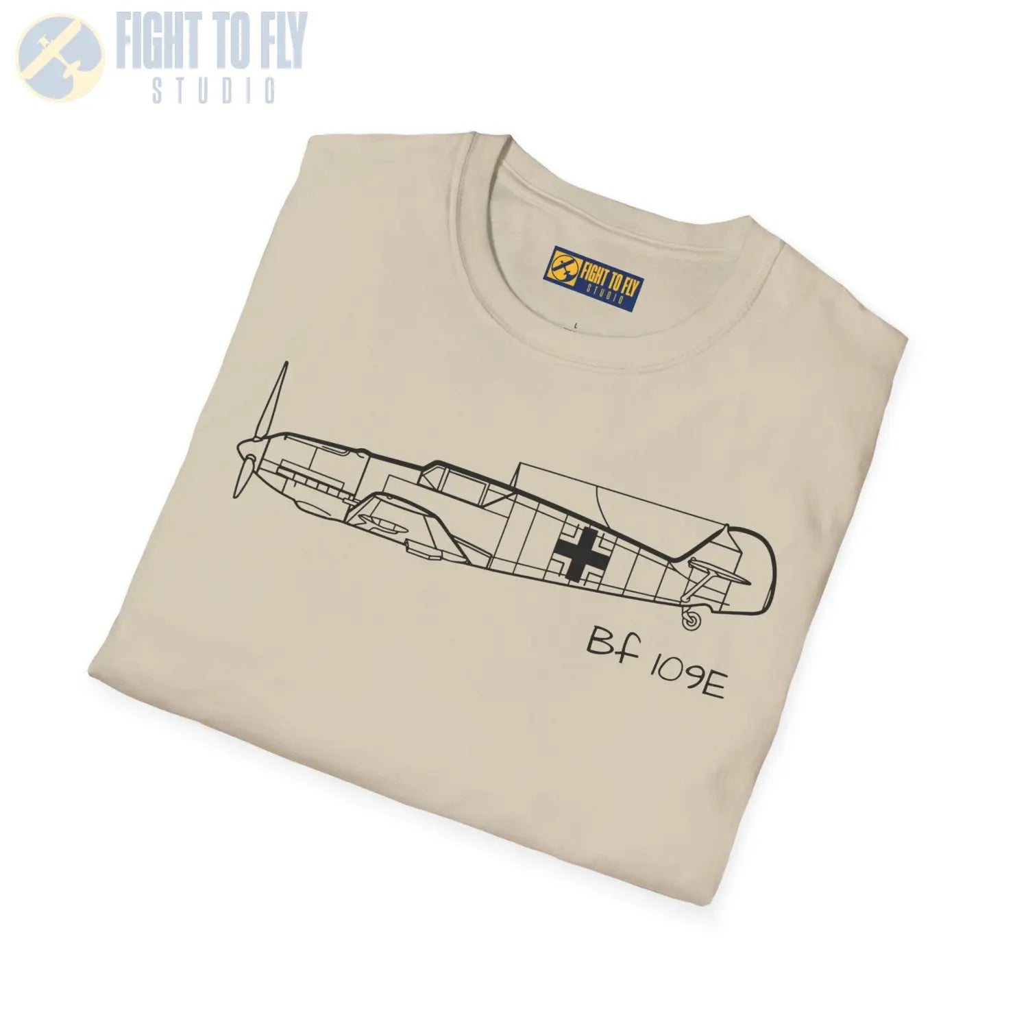 BF 109E T-Shirt - Pilot gifts - WWII warbird t-shirt