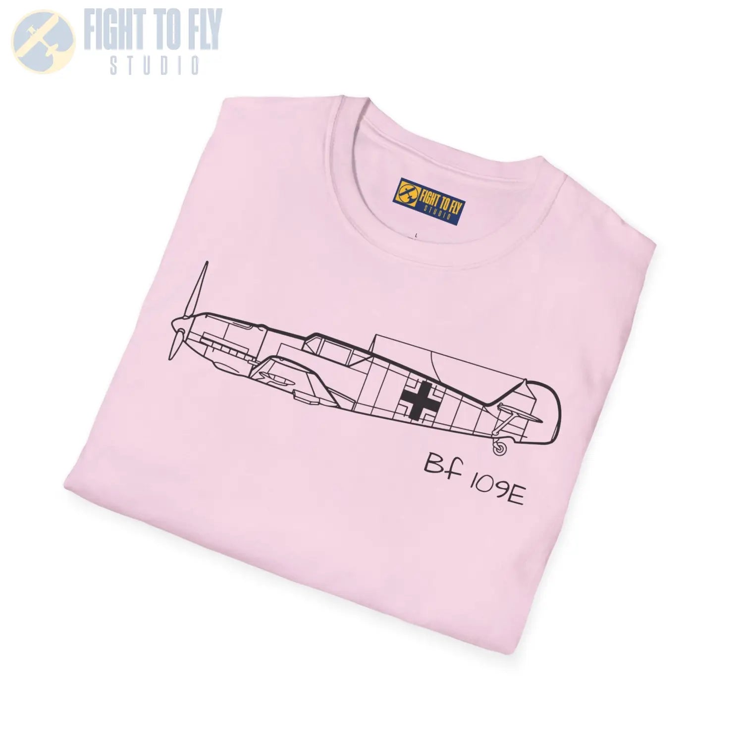 BF 109E T-Shirt - Pilot gifts - WWII warbird t-shirt
