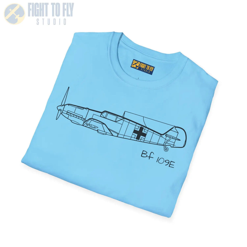 BF 109E T-Shirt - Pilot gifts - WWII warbird t-shirt