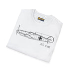BF 109E T-Shirt - Pilot gifts - WWII warbird t-shirt