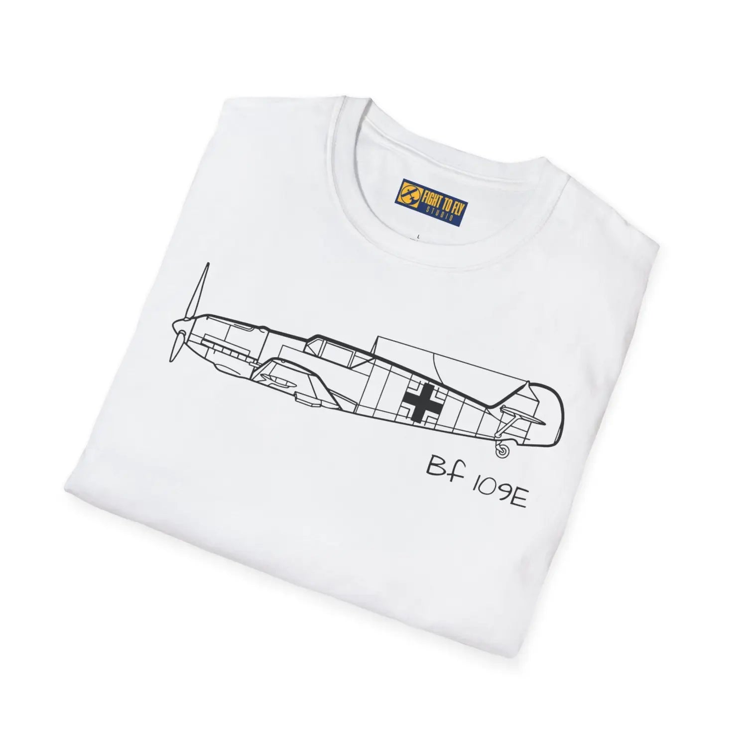 BF 109E T-Shirt - Pilot gifts - WWII warbird t-shirt