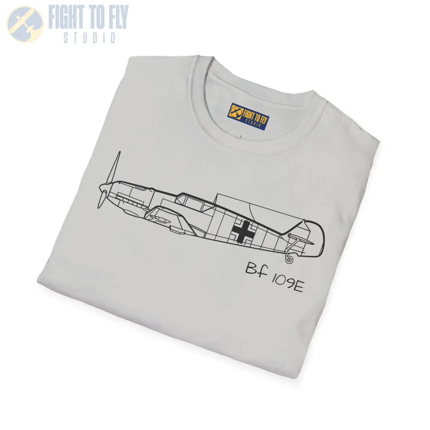 BF 109E T-Shirt - Pilot gifts - WWII warbird t-shirt