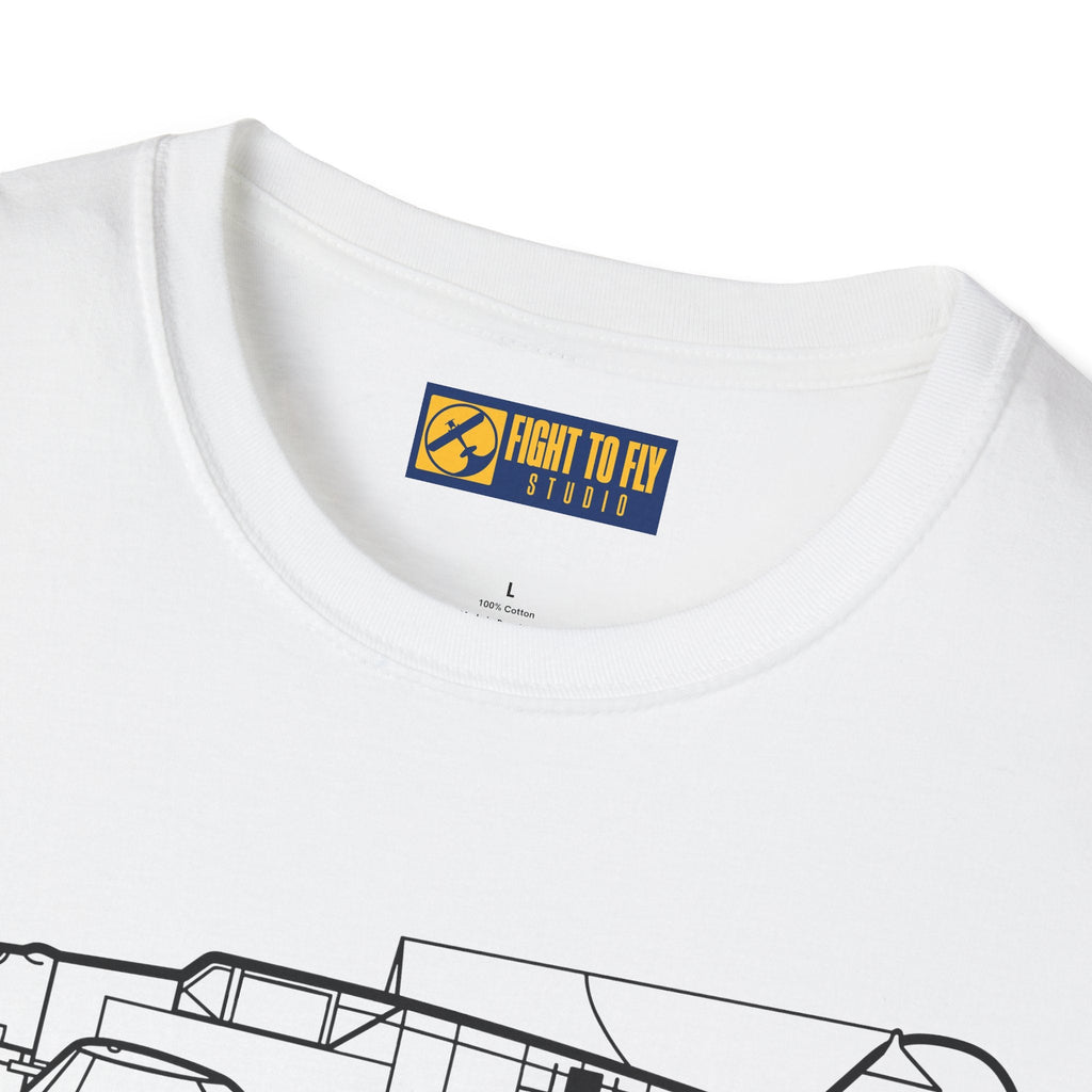 BF 109E T-Shirt – Bf WWII Fighter Aircraft Aviation Tee - Gifts for pilots - apparel