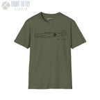 BF 109E T-Shirt - Pilot gifts - WWII warbird t-shirt
