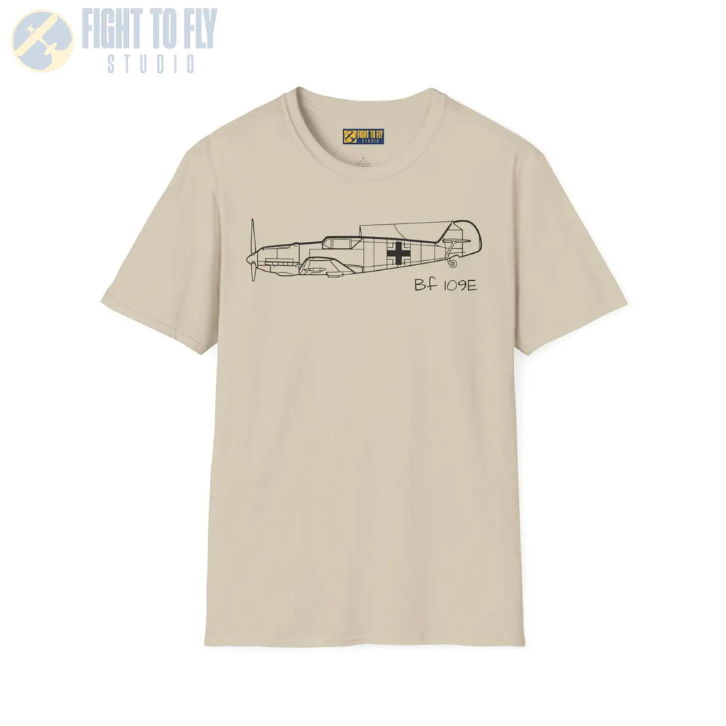 BF 109E T-Shirt - Pilot gifts - WWII warbird t-shirt