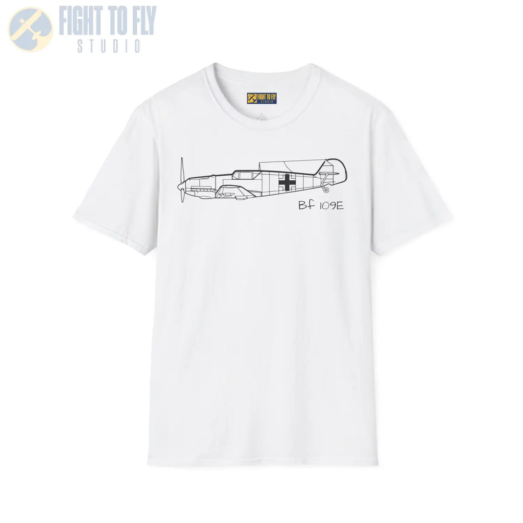 BF 109E T-Shirt - Pilot gifts - WWII warbird t-shirt