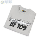 Bf 109G Side Profile T-Shirt - Pilot gifts - WWII warbird t-shirt