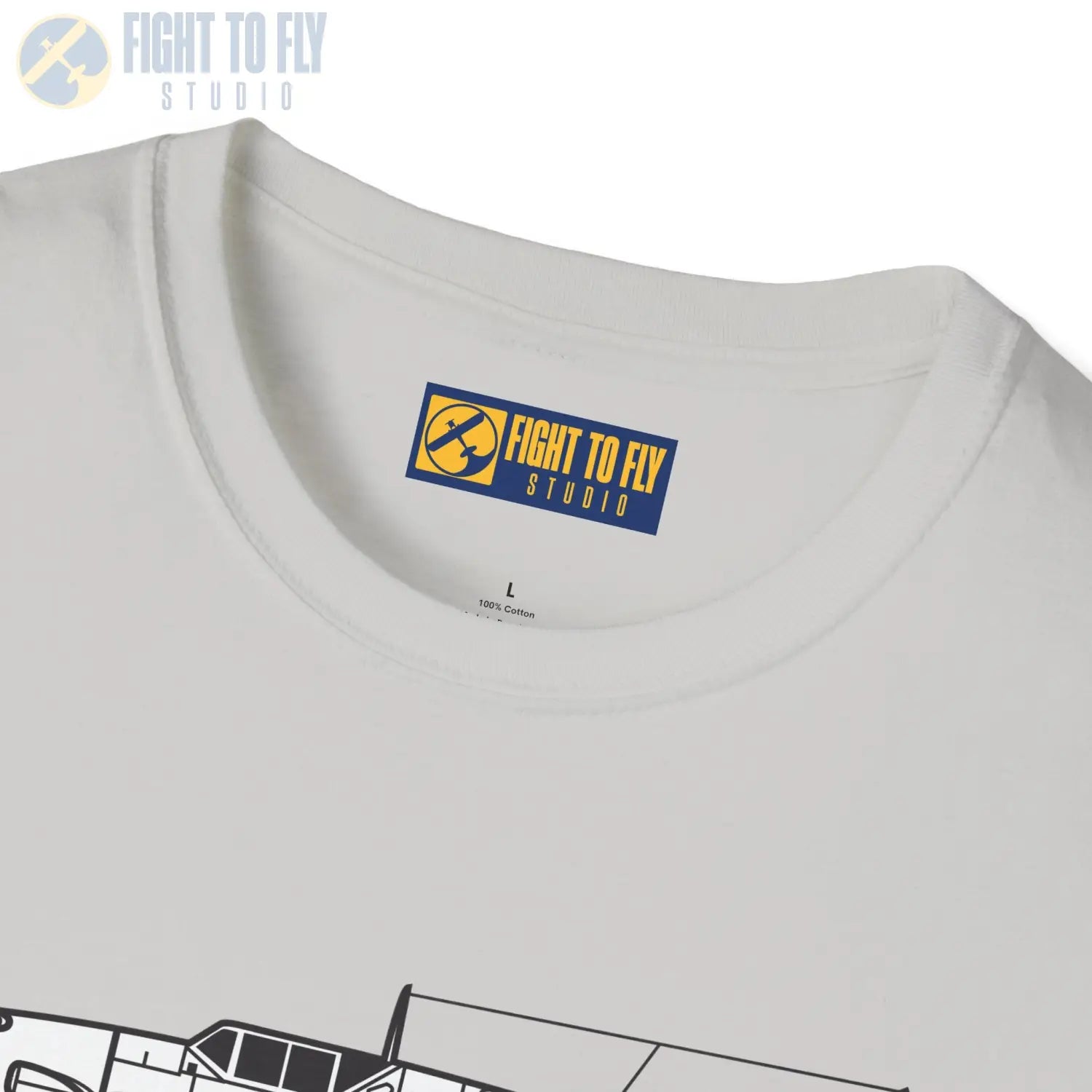 Bf 109G Side Profile T-Shirt - Pilot gifts - WWII warbird t-shirt
