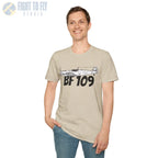 Bf 109G Side Profile T-Shirt - Pilot gifts - WWII warbird t-shirt