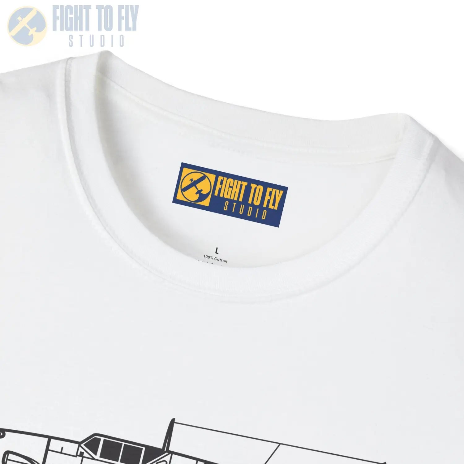 Bf 109G Side Profile T-Shirt - Pilot gifts - WWII warbird t-shirt