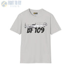 Bf 109G Side Profile T-Shirt - Pilot gifts - WWII warbird t-shirt
