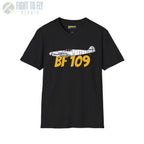 Bf 109G Side Profile T-Shirt - Pilot gifts - WWII warbird t-shirt