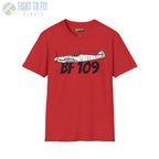 Bf 109G Side Profile T-Shirt - Pilot gifts - WWII warbird t-shirt