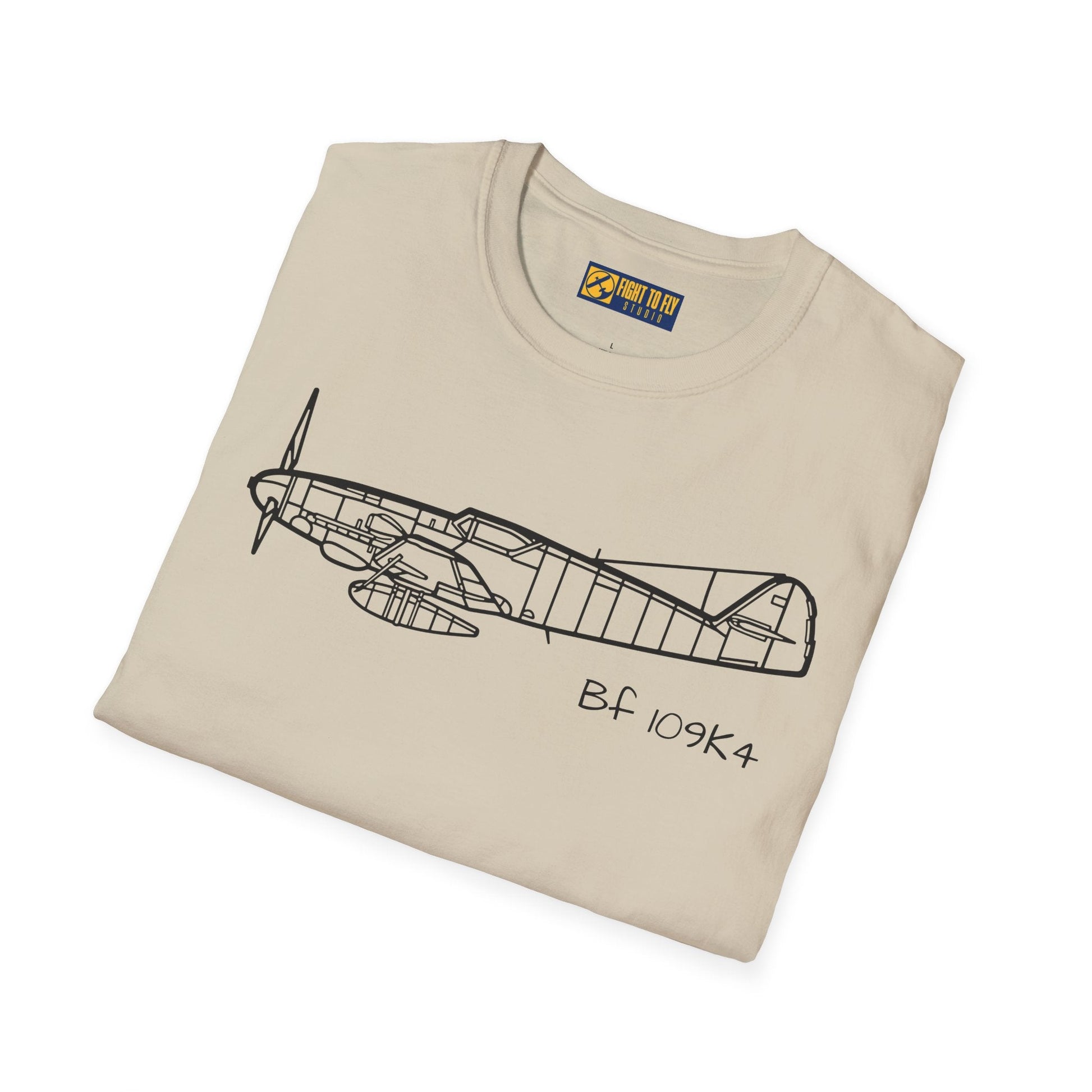 BF 109K4 T-Shirt – Bf 109K-4 Late-War Fighter Aviation Tee - Gifts for pilots - apparel