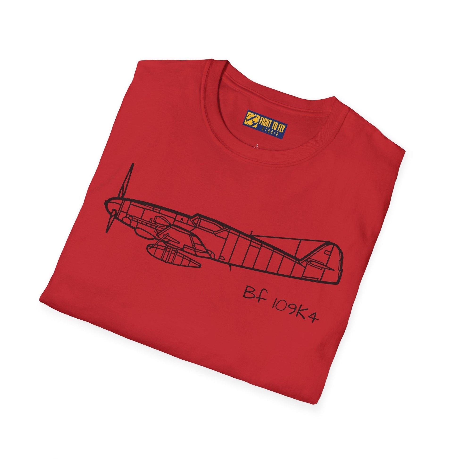 BF 109K4 T-Shirt – Bf 109K-4 Late-War Fighter Aviation Tee - Gifts for pilots - apparel