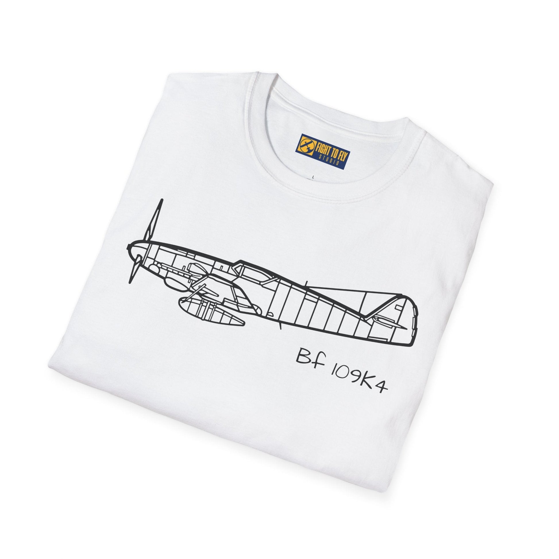 BF 109K4 T-Shirt – Bf 109K-4 Late-War Fighter Aviation Tee - Gifts for pilots - apparel