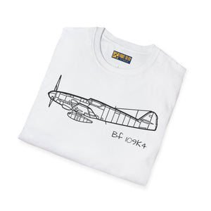BF 109K4 T-Shirt – Bf 109K-4 Late-War Fighter Aviation Tee - Gifts for pilots - apparel