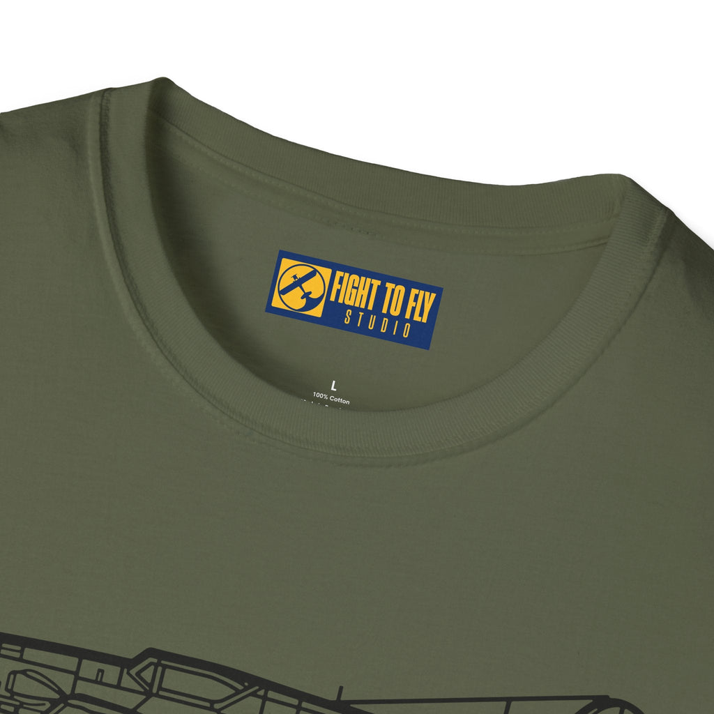 BF 109K4 T-Shirt – Bf 109K-4 Late-War Fighter Aviation Tee - Gifts for pilots - apparel