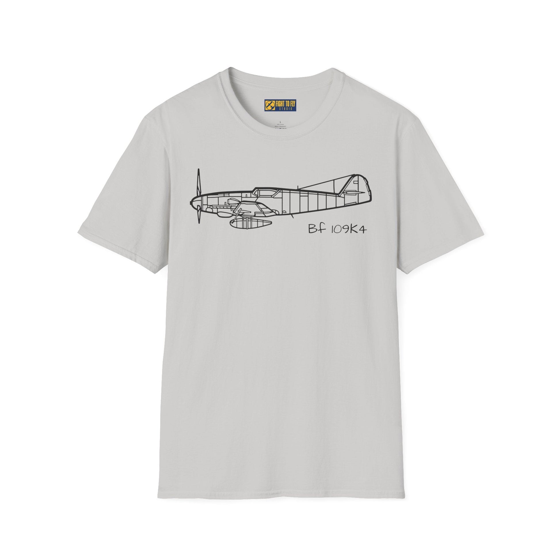 BF 109K4 T-Shirt – Bf 109K-4 Late-War Fighter Aviation Tee - Gifts for pilots - apparel