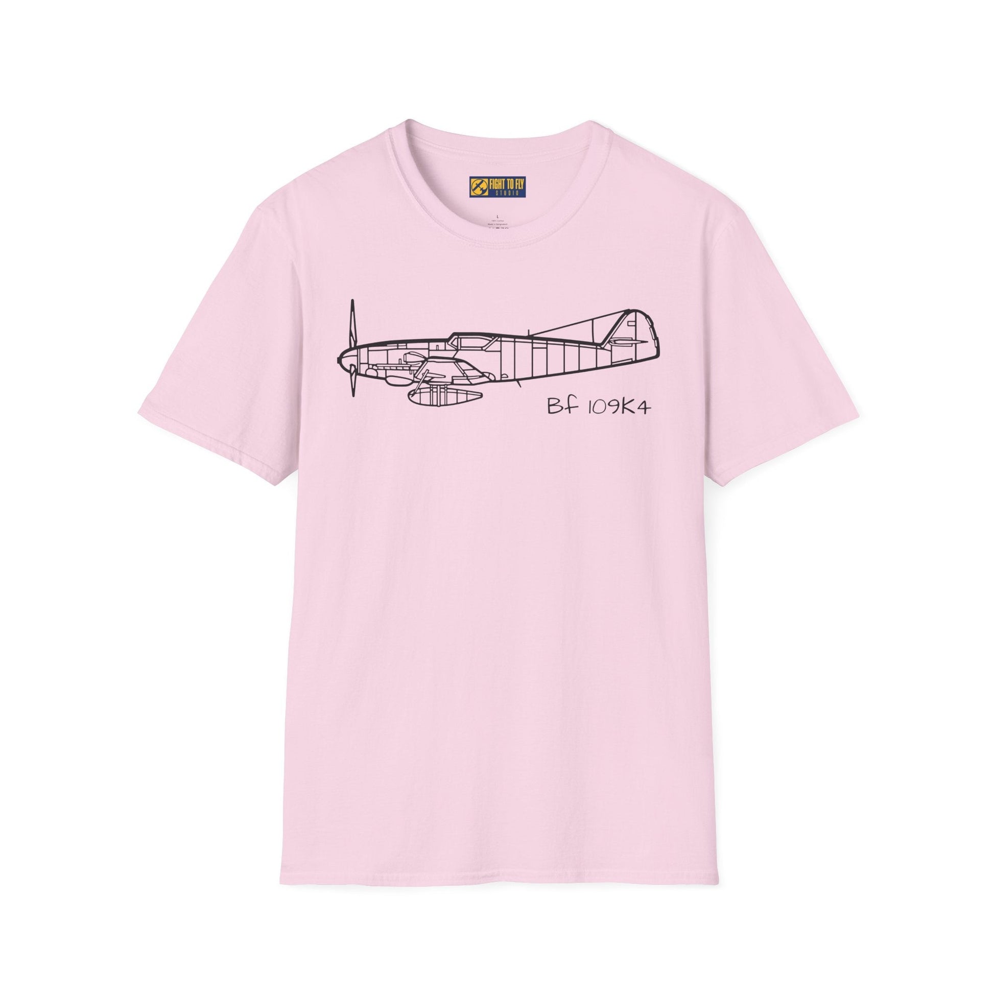 BF 109K4 T-Shirt – Bf 109K-4 Late-War Fighter Aviation Tee - Gifts for pilots - apparel