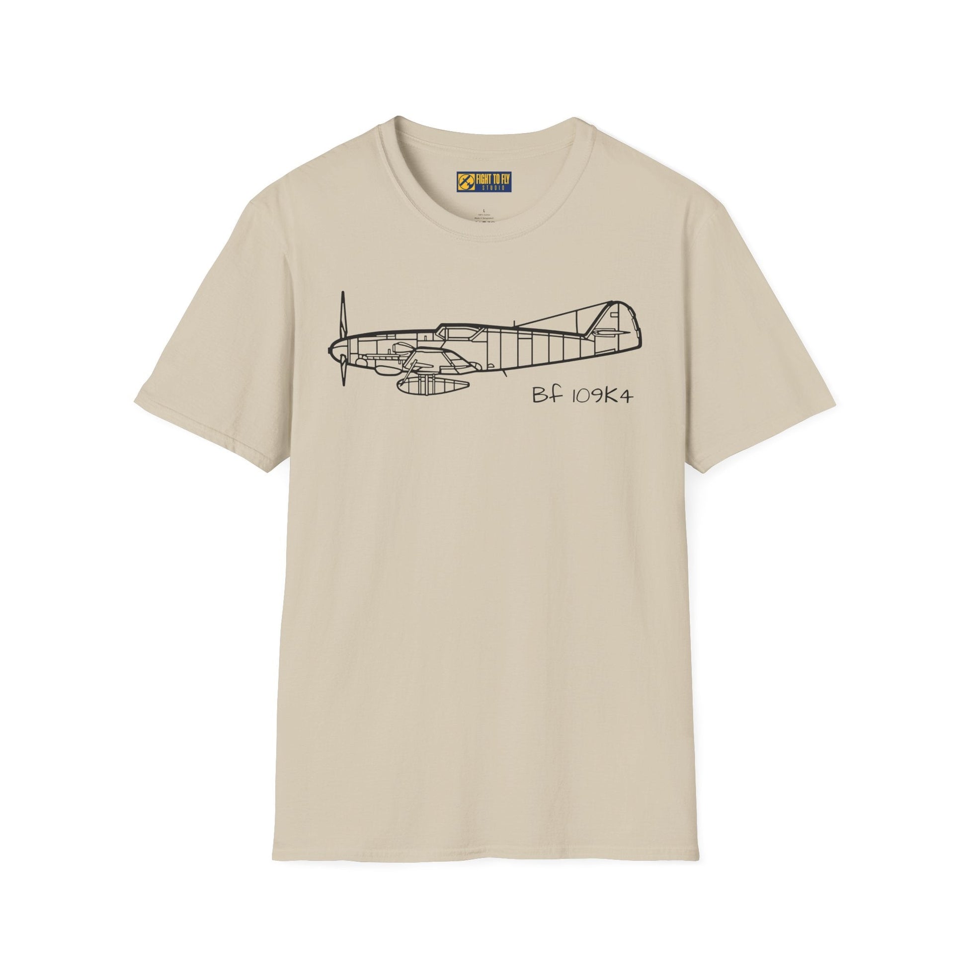 BF 109K4 T-Shirt – Bf 109K-4 Late-War Fighter Aviation Tee - Gifts for pilots - apparel