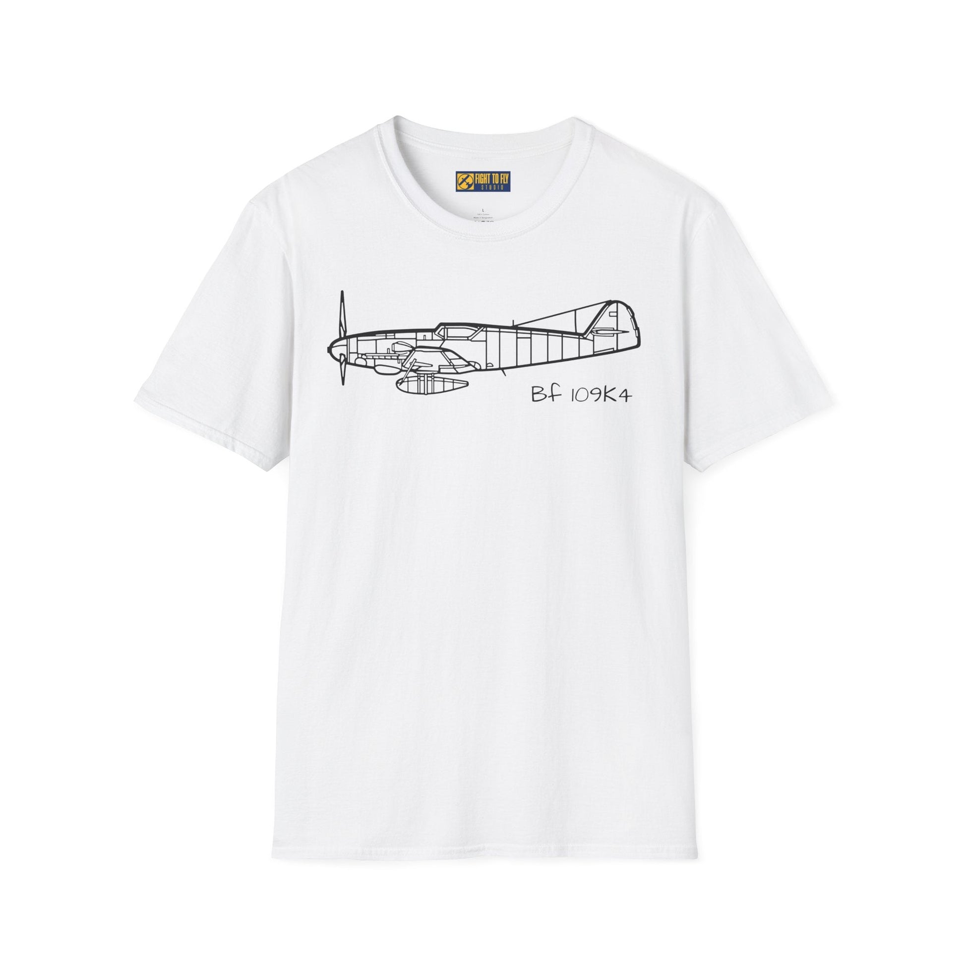 BF 109K4 T-Shirt – Bf 109K-4 Late-War Fighter Aviation Tee - Gifts for pilots - apparel
