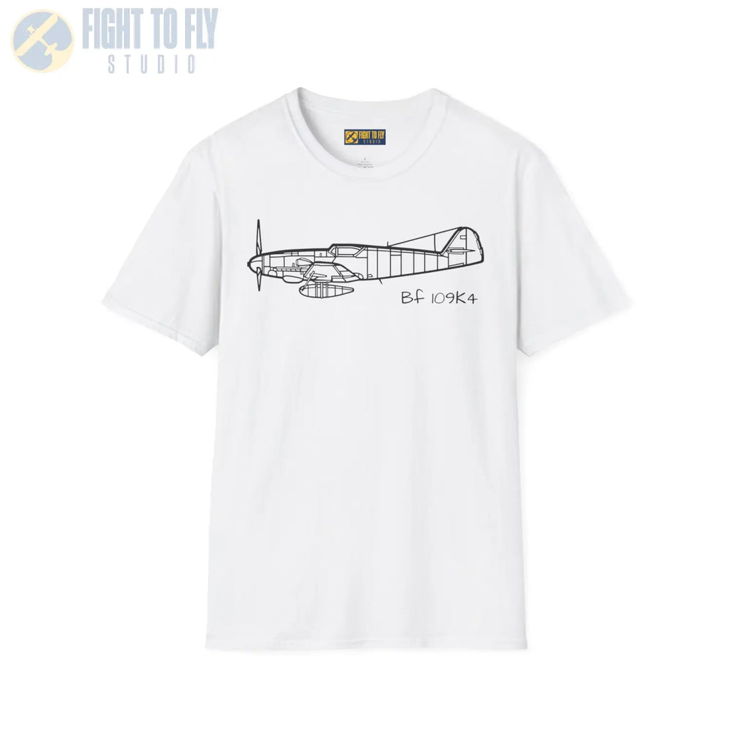 BF 109K4 T-Shirt - Pilot gifts - WWII warbird t-shirt