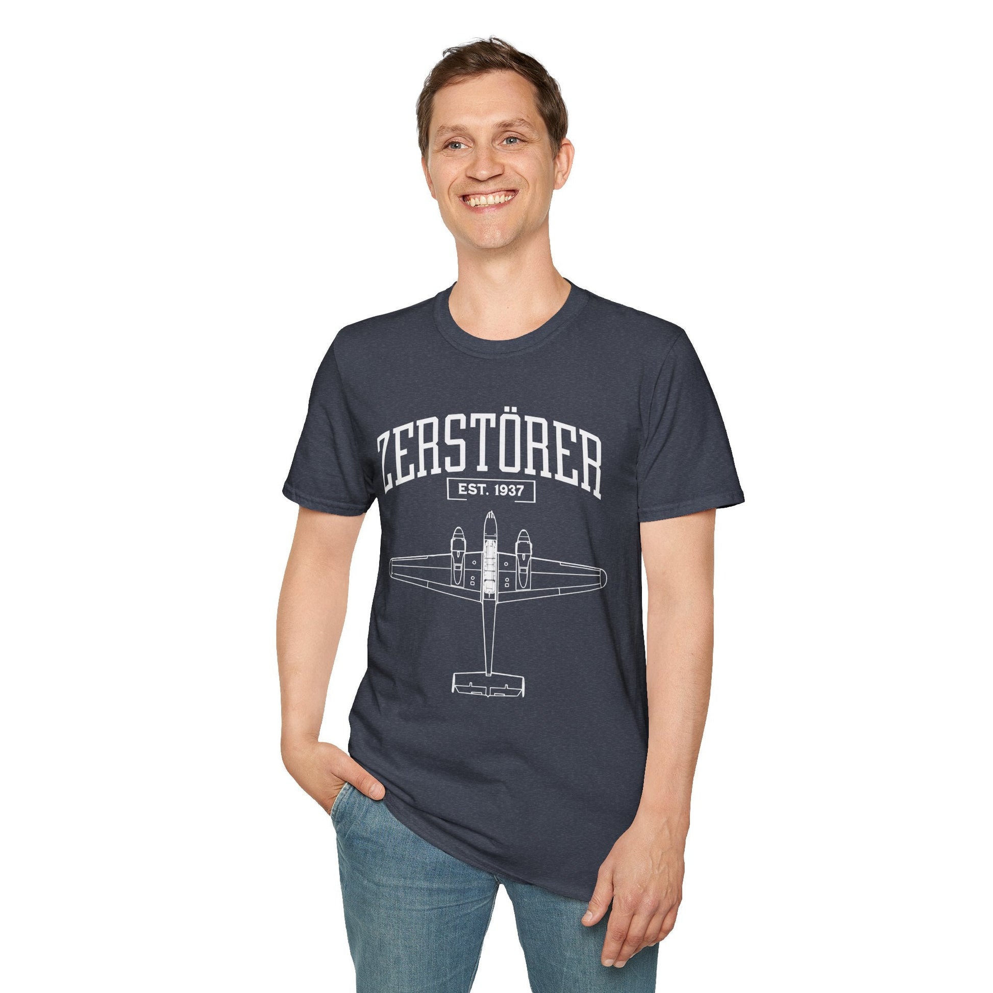 Bf 110 Zerstörer Premium WWII T Shirt Pilot gifts warbird t shirt