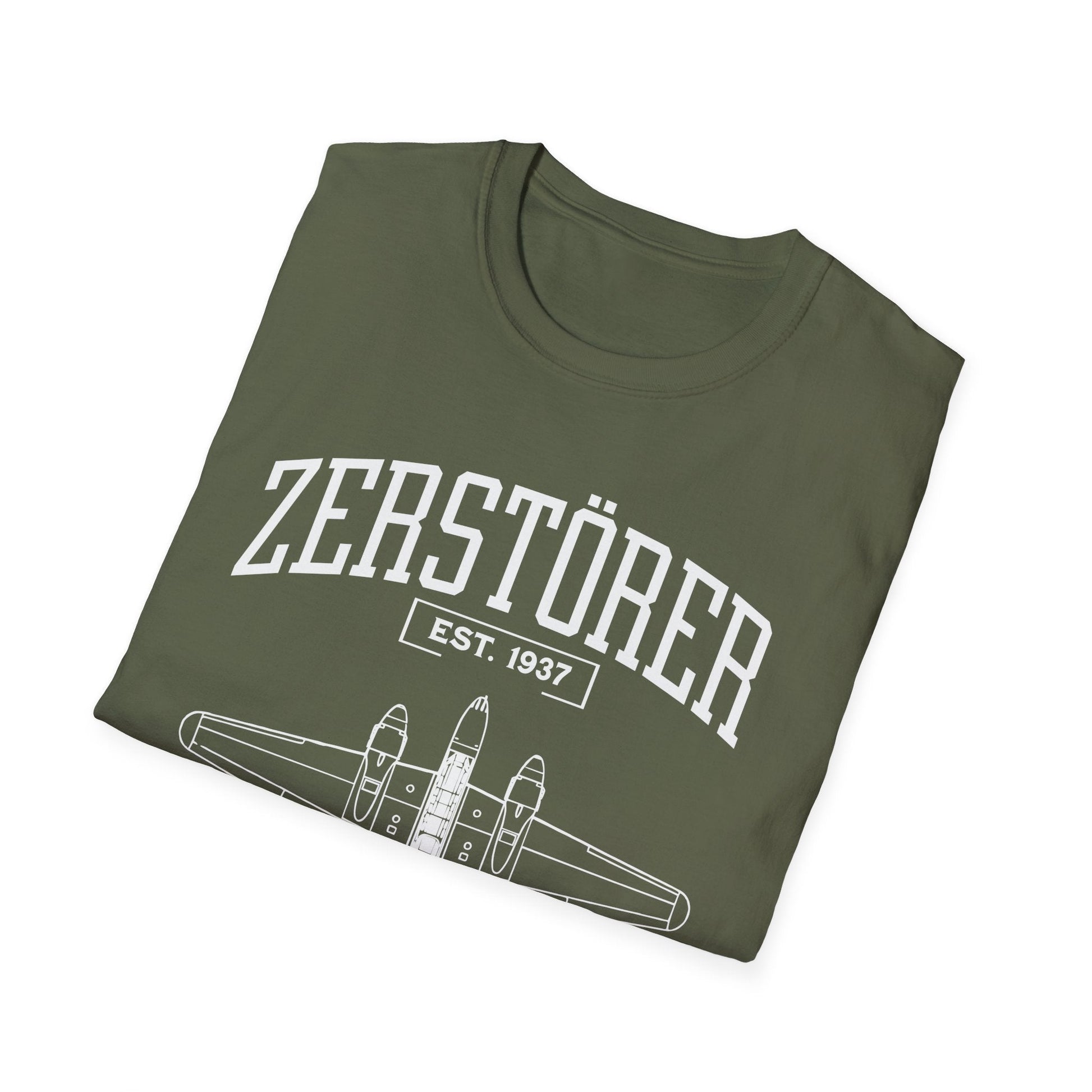 Bf 110 Zerstörer Premium WWII T Shirt Pilot gifts warbird t shirt