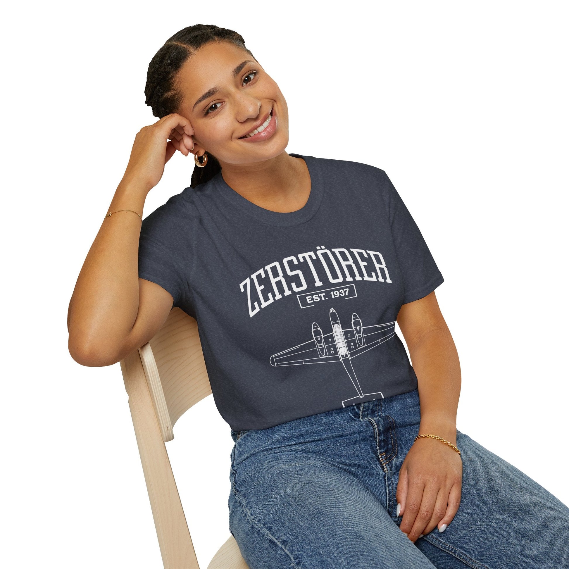 Bf 110 Zerstörer Premium WWII T Shirt Pilot gifts warbird t shirt