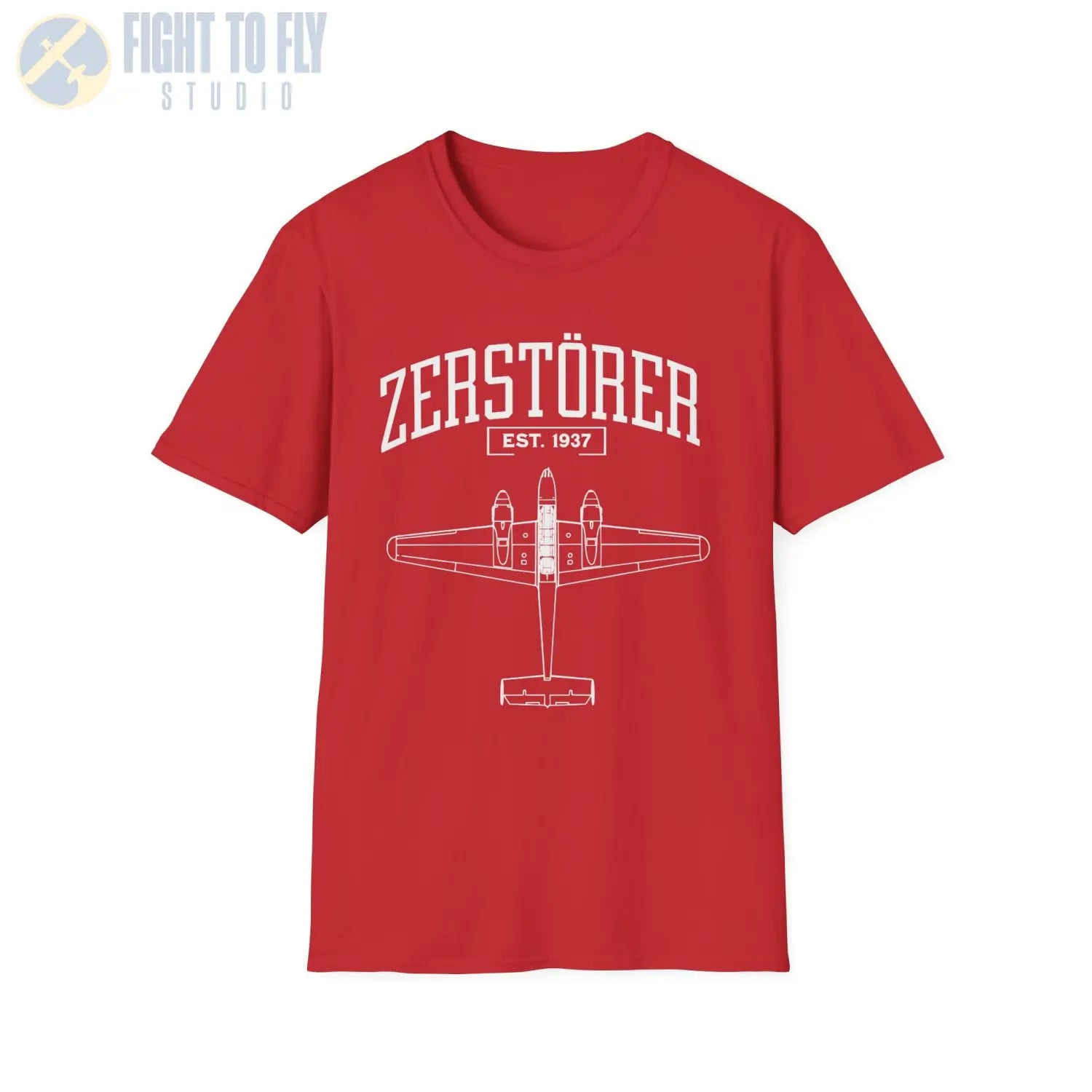 Bf 110 Zerstörer - T-Shirt - Pilot gifts - WWII warbird t-shirt