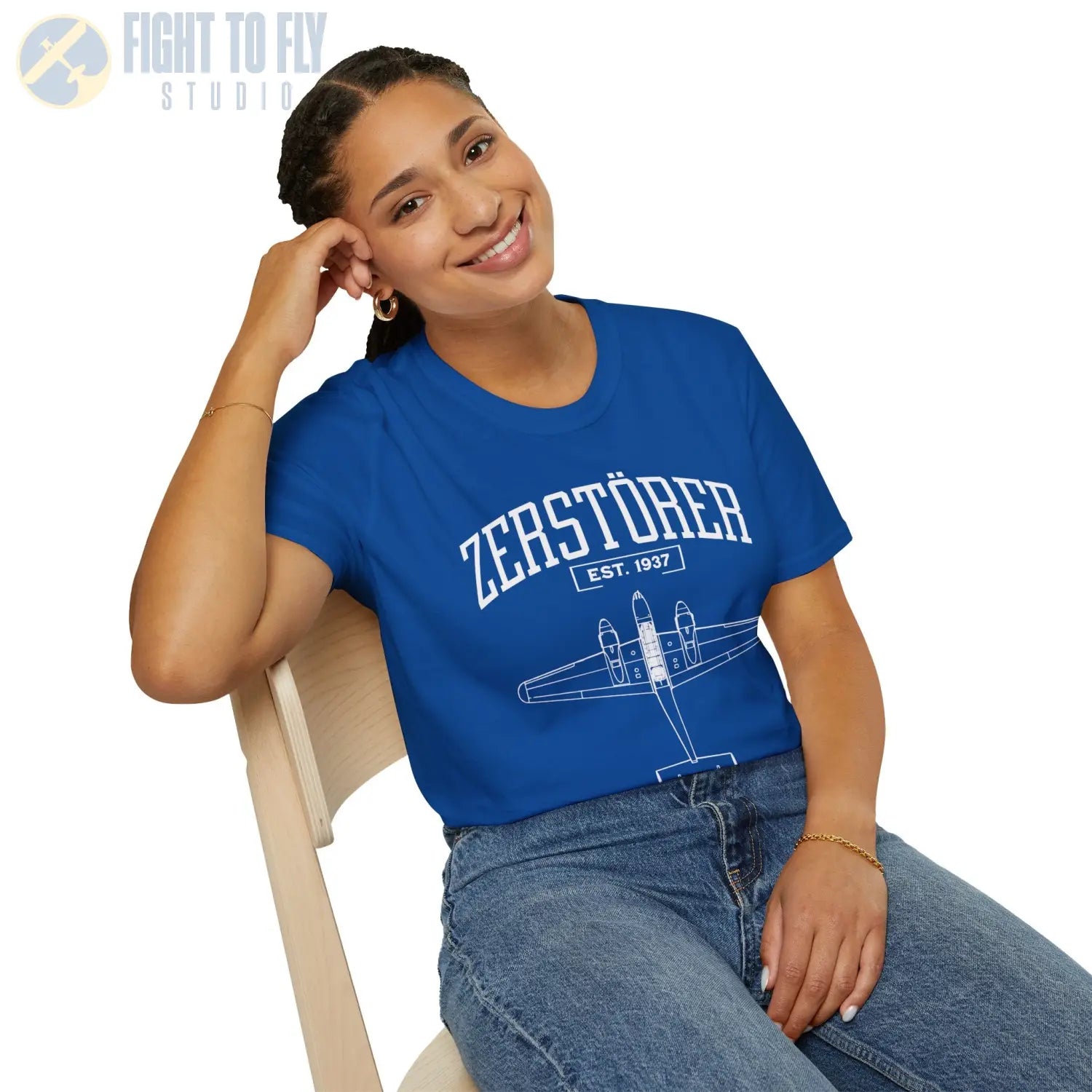 Bf 110 Zerstörer - T-Shirt - Pilot gifts - WWII warbird t-shirt