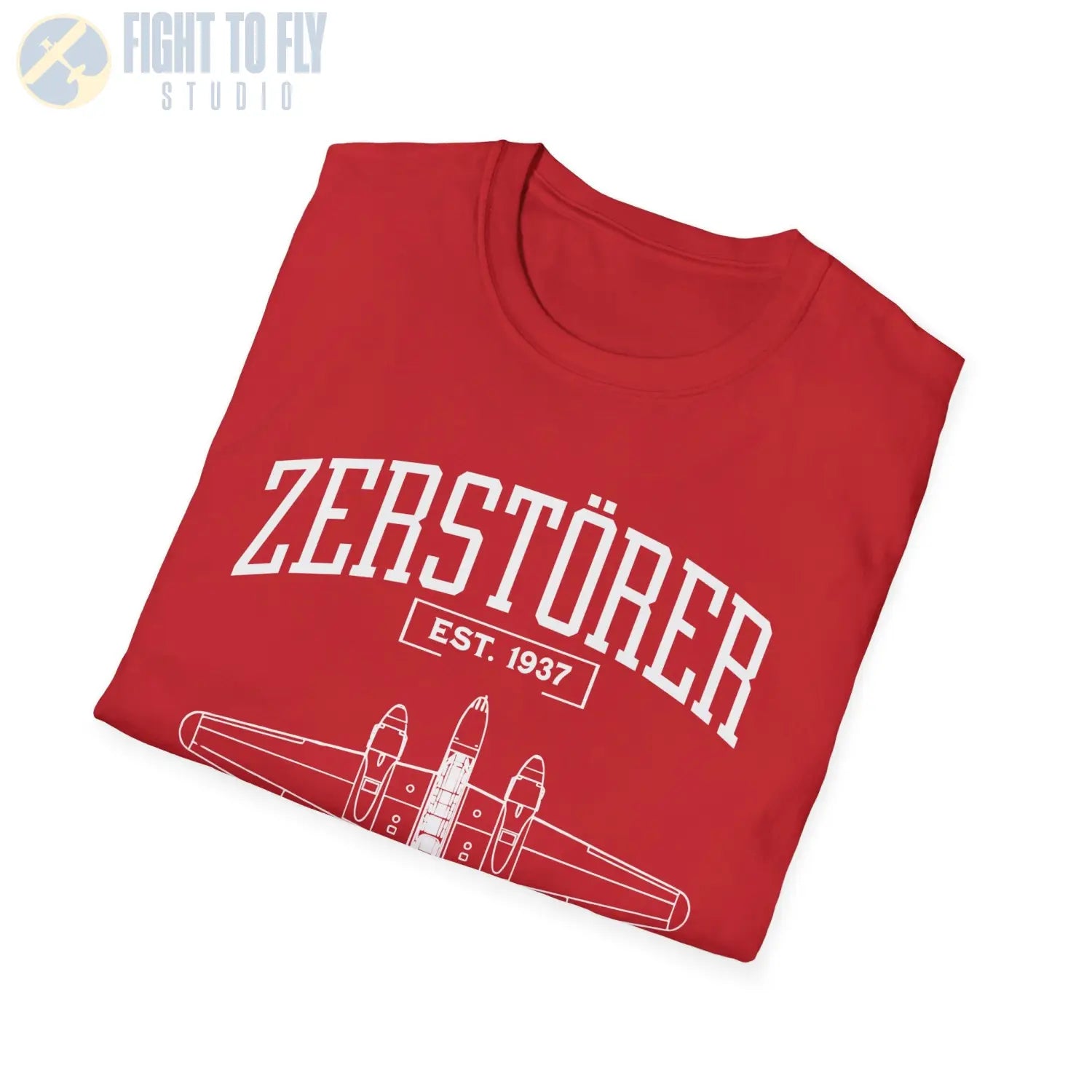 Bf 110 Zerstörer - T-Shirt - Pilot gifts - WWII warbird t-shirt