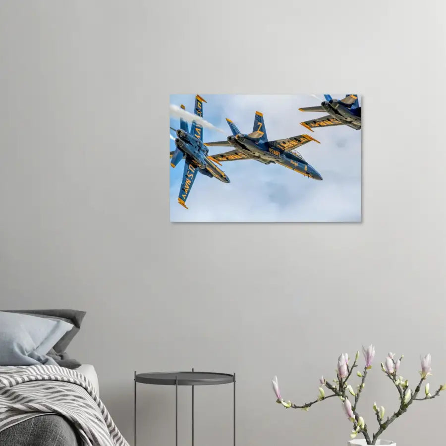 Blue Angels Diamond – Low Break Cross - Print Material - Gifts for pilots - Aviation apparel