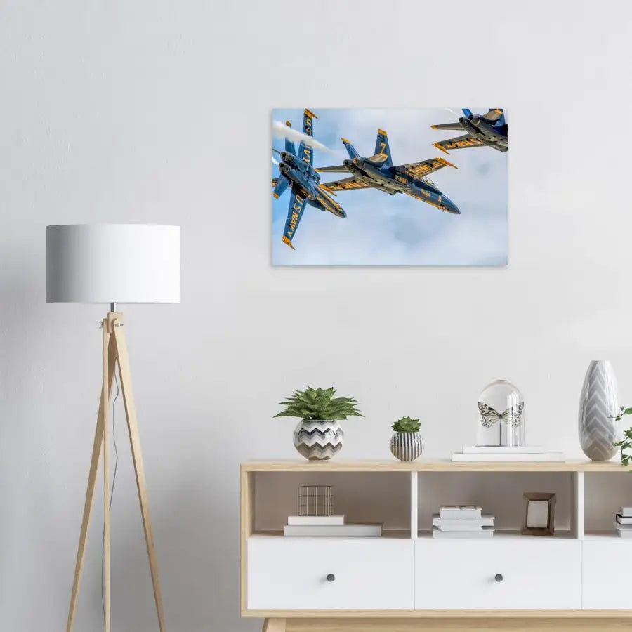 Blue Angels Diamond – Low Break Cross - Print Material - Gifts for pilots - Aviation apparel