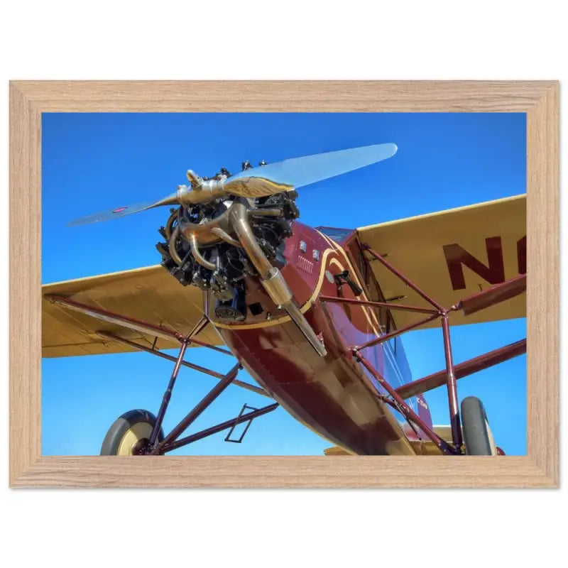 Blue Sky Classic: Stinson SM8A in Profile - Print Material - Gifts for pilots - Aviation apparel