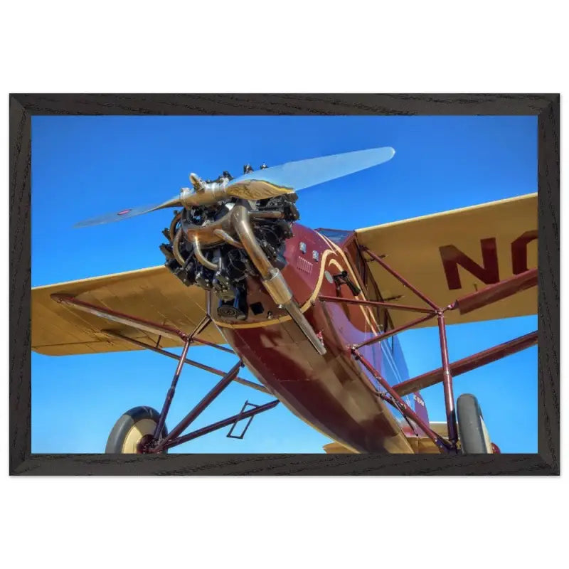 Blue Sky Classic: Stinson SM8A in Profile - Print Material - Gifts for pilots - Aviation apparel