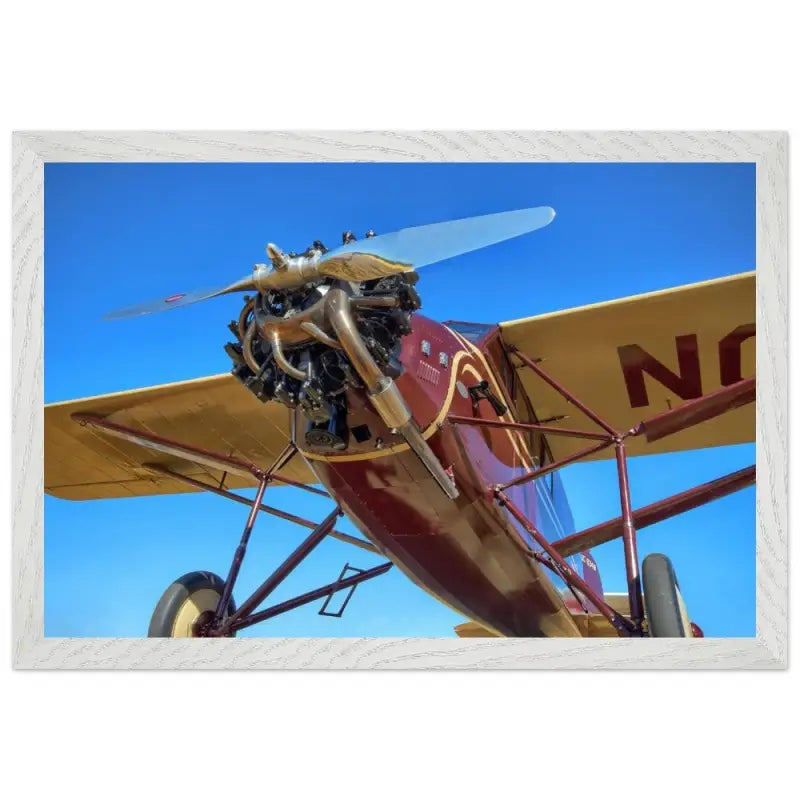 Blue Sky Classic: Stinson SM8A in Profile - Print Material - Gifts for pilots - Aviation apparel