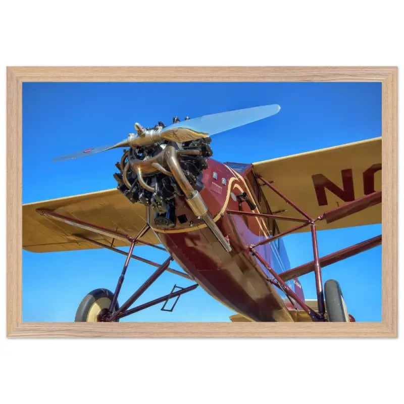 Blue Sky Classic: Stinson SM8A in Profile - Print Material - Gifts for pilots - Aviation apparel